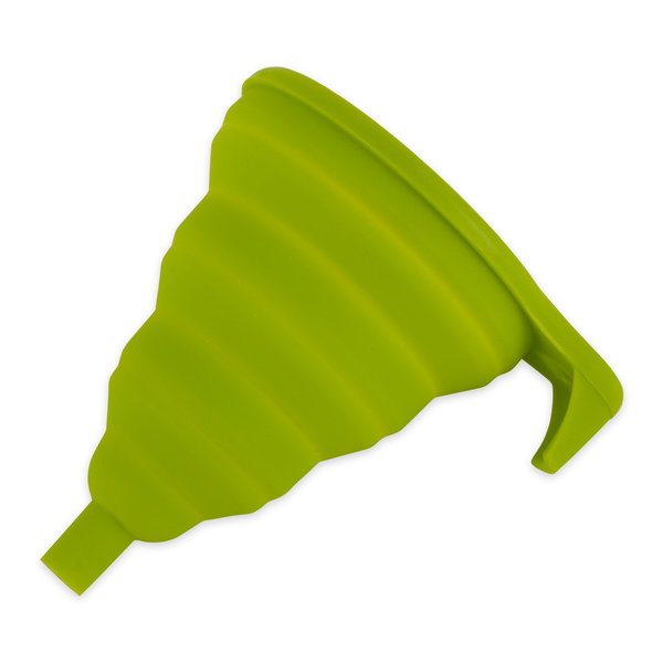 Rsvp International Silicone Funnel - Collapsible - Green FUN-GR